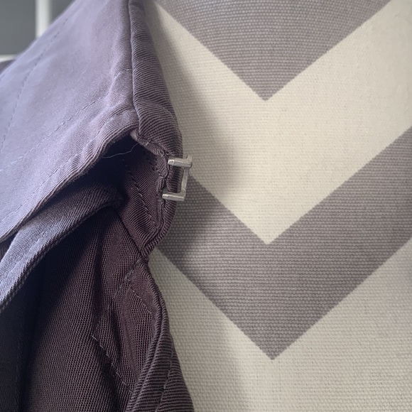 Gray Vigoss trench/duster, size small. - Picture 5 of 7